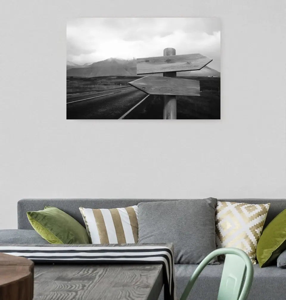 Country Road Multi-Names Family Premium Canvas