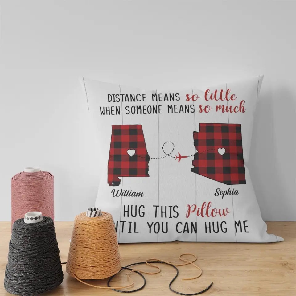 Personalized Custom Hug This Pillow - Mother's Day Gift