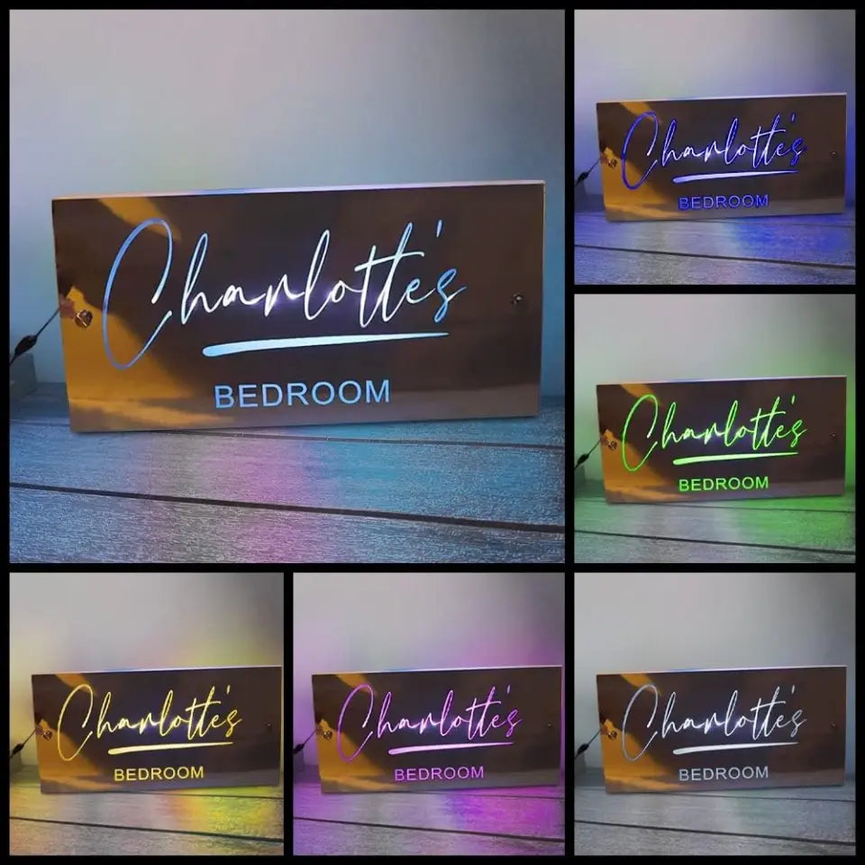 Personalized Name Mirror - Light Up Mirror - Gift For Your Loved Ones