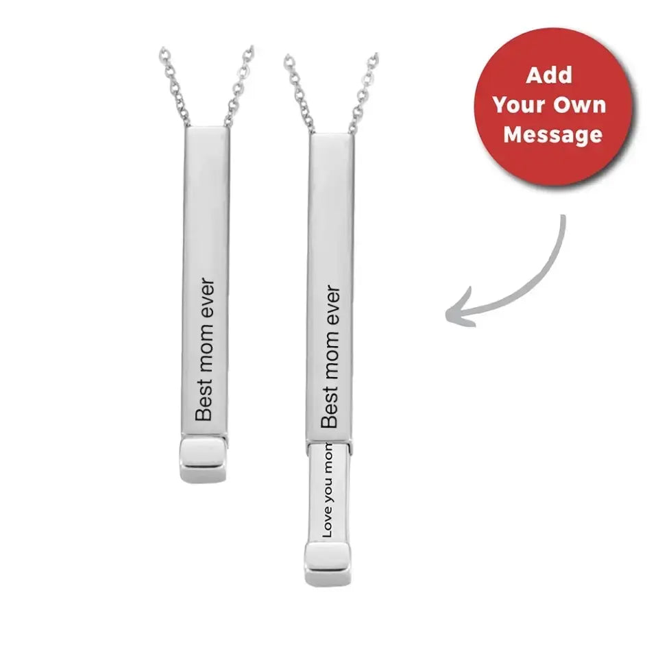 Secret Message Necklace - A Unique Gift For Her