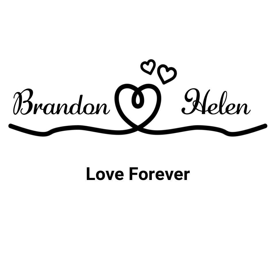 Custom Mirror Night Light Anniversary Gifts for Lover - Valentine's Day Gift