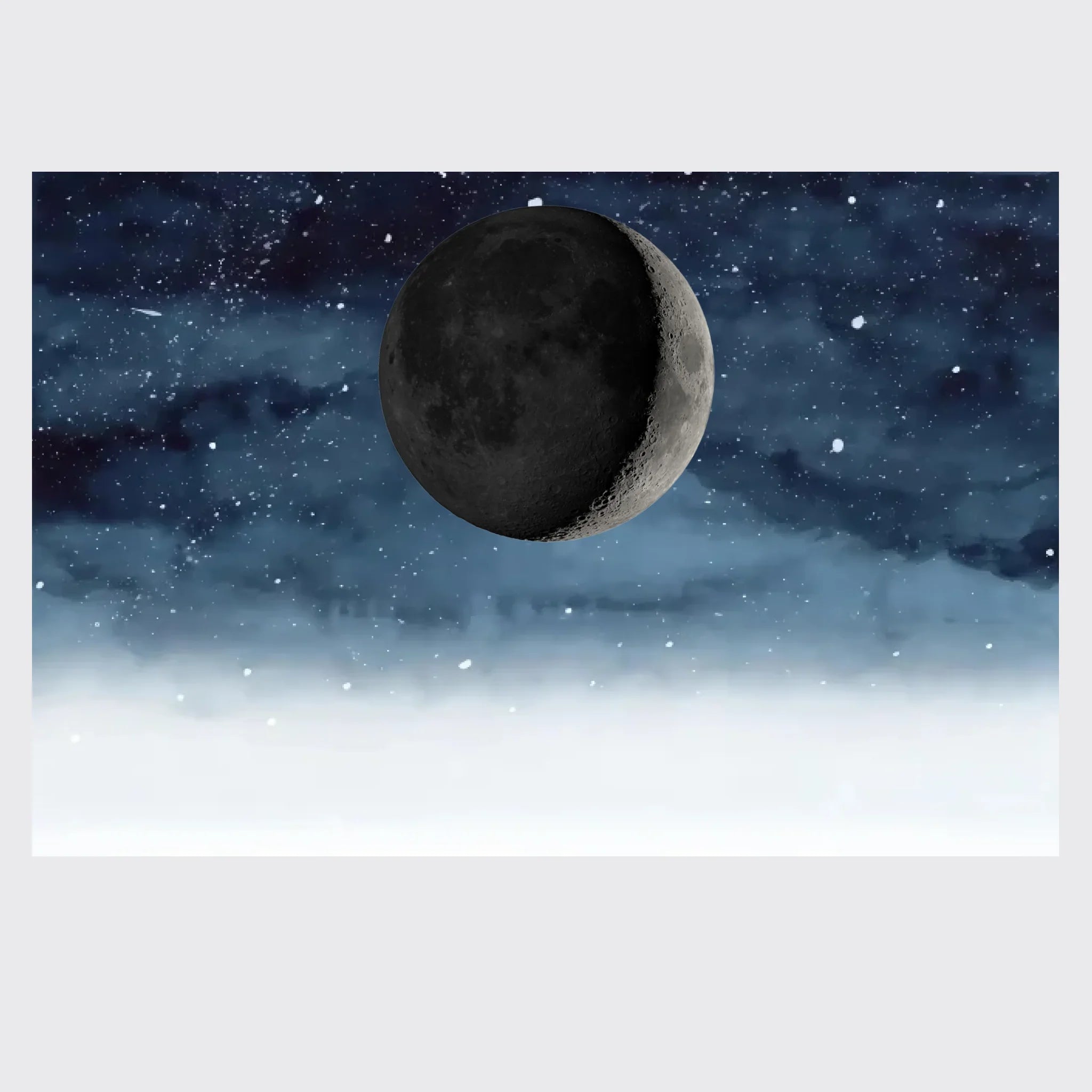 Starry Night The Day You Became Mom Birth Moon Phase Personalized Poster - Mother's Day Gift