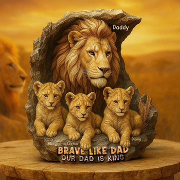 Lion Dad Acrylic 1