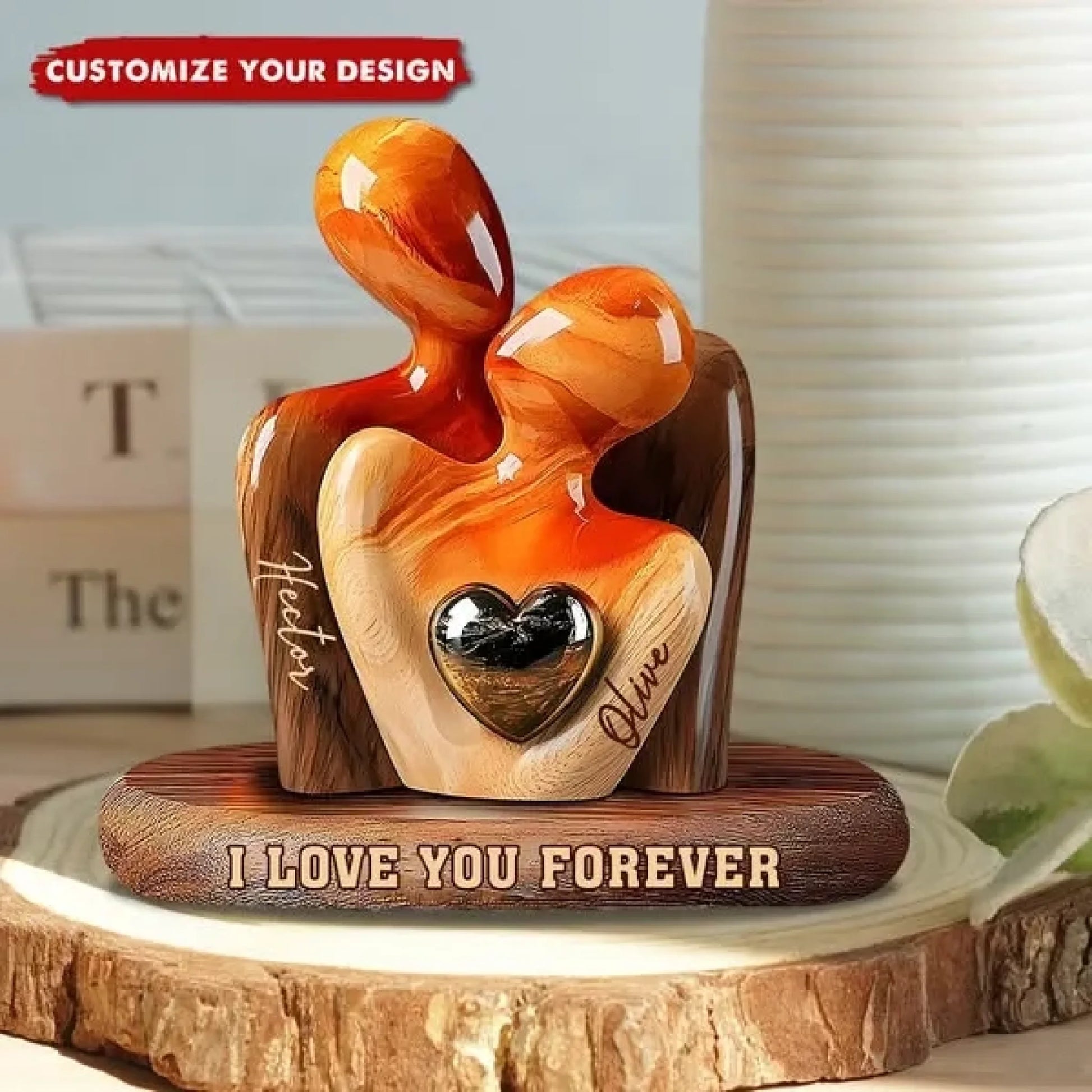 Elegant Couple Statue 4