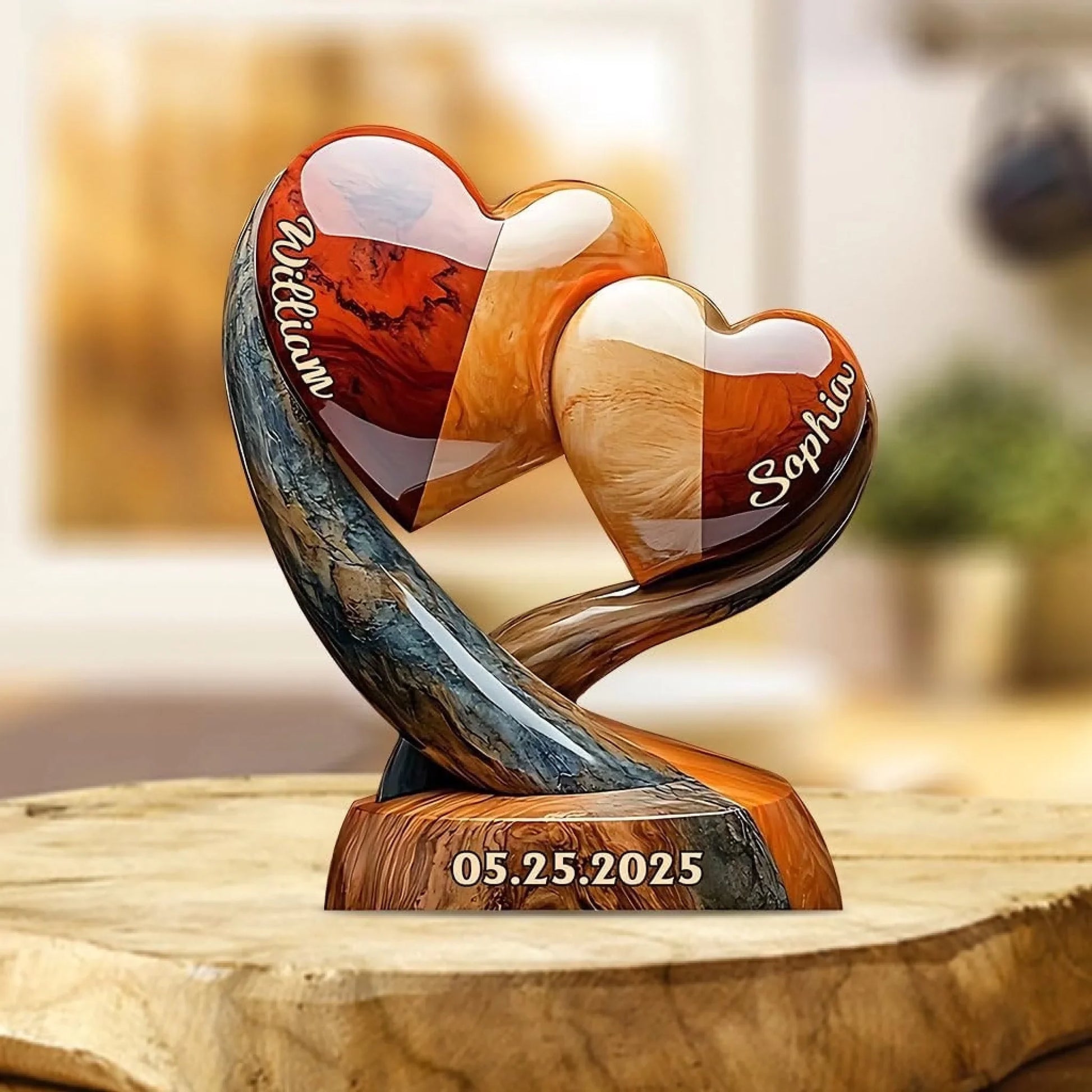 Our Hearts Beat As One - Acrylic Plaque 5