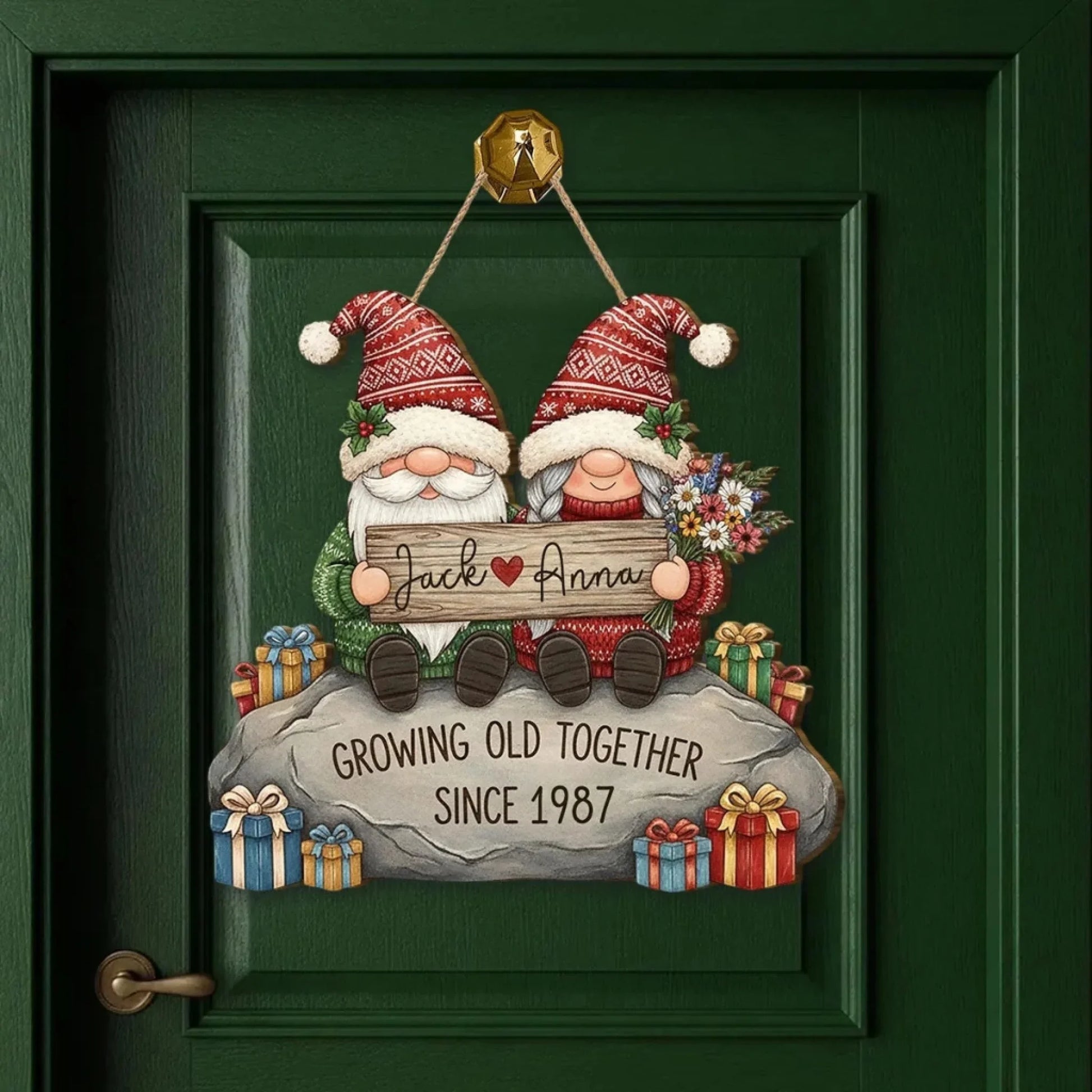Growing Old Together - Wooden Sign Mockup 2