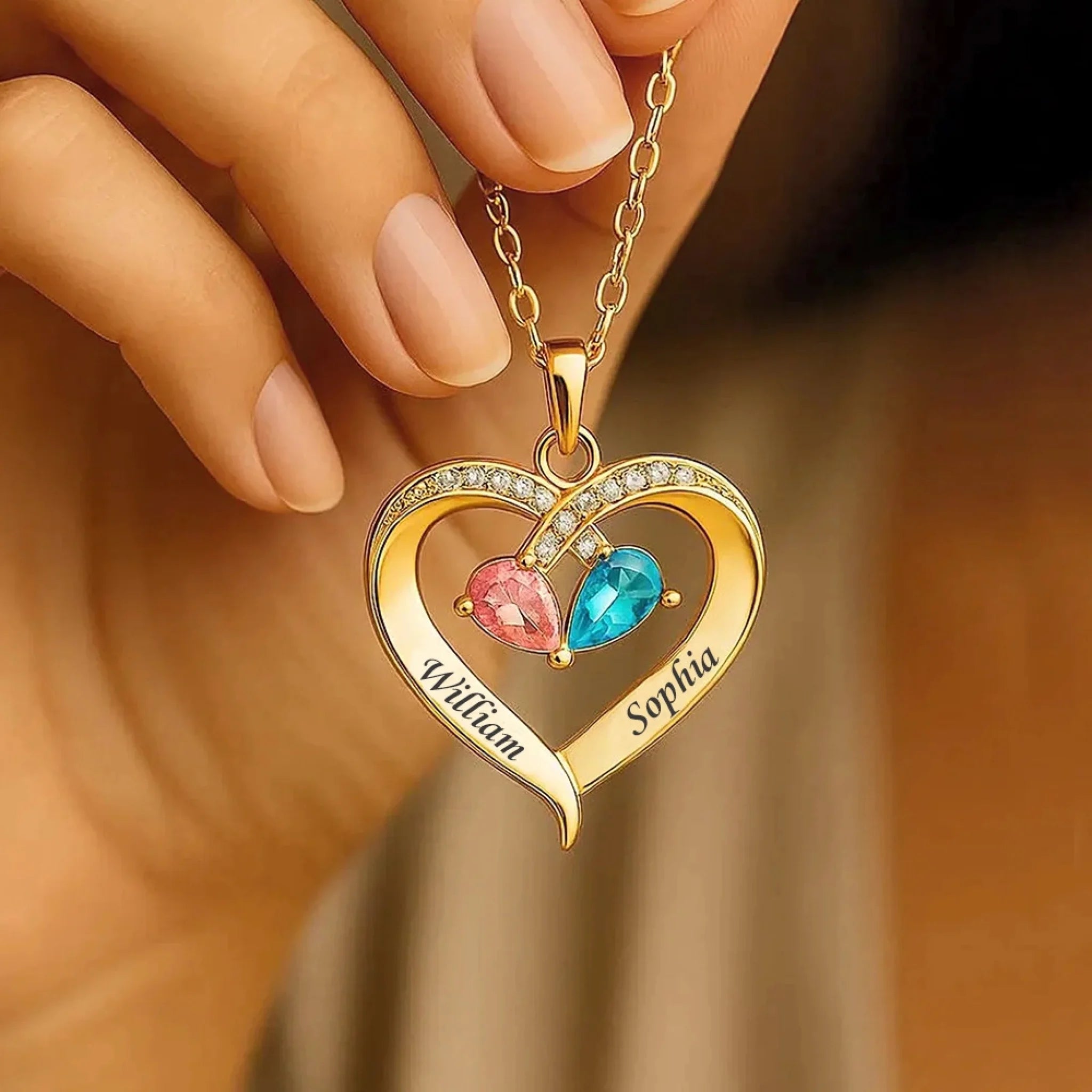 Necklace Birthstone 7