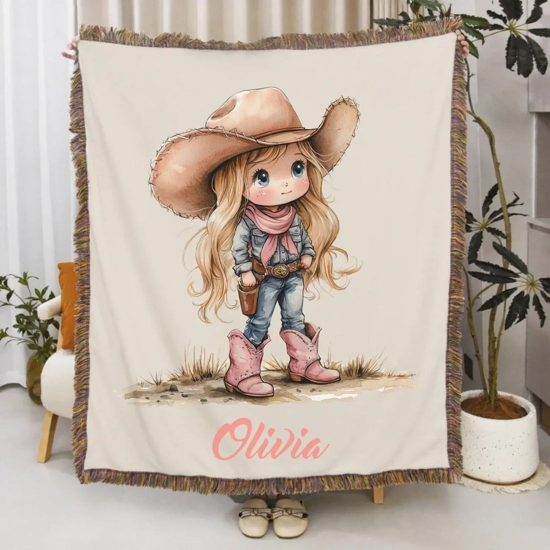 Cowboy cow girl mockup 1
