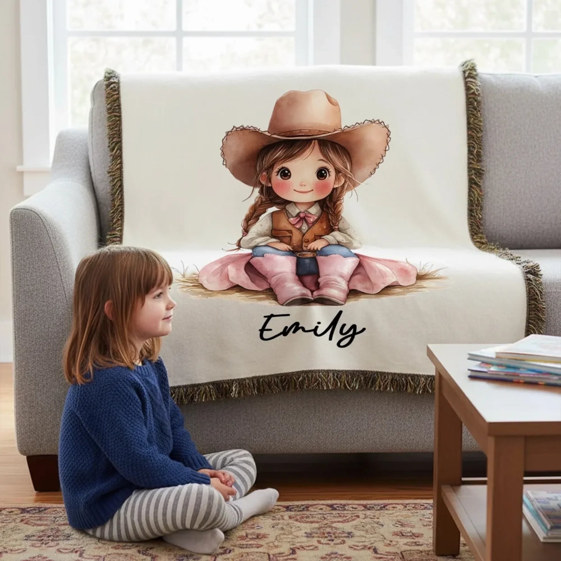 Cowboy cow girl mockup 3