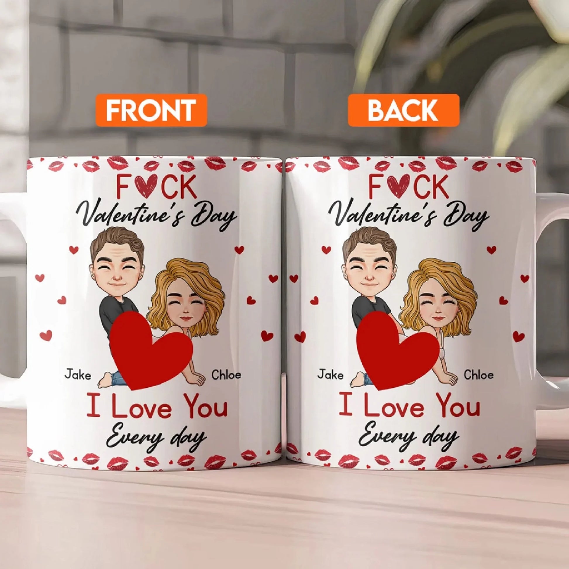 I Love You Every Day - Valentine's Gift Mockup