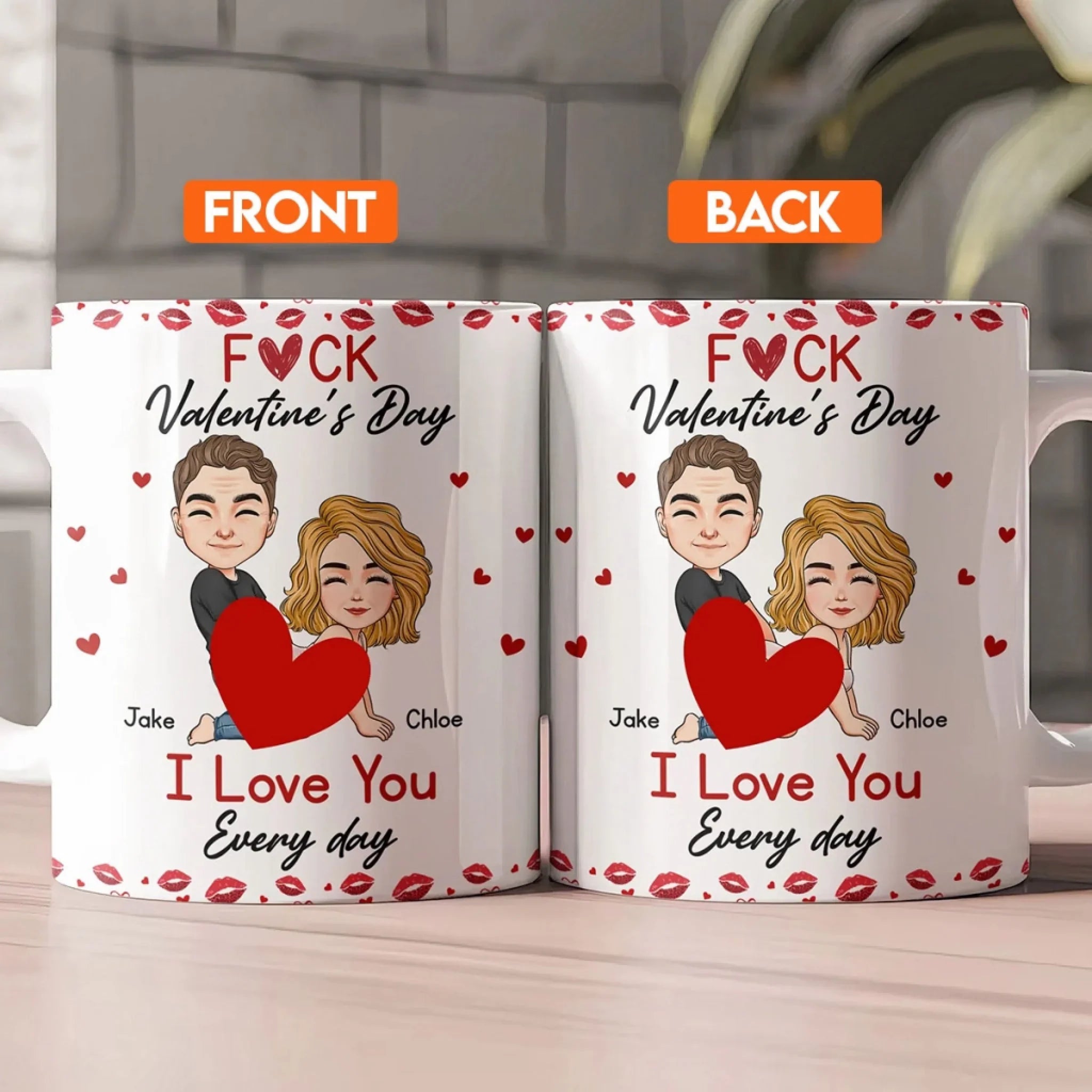 I Love You Every Day - Valentine's Gift Mockup