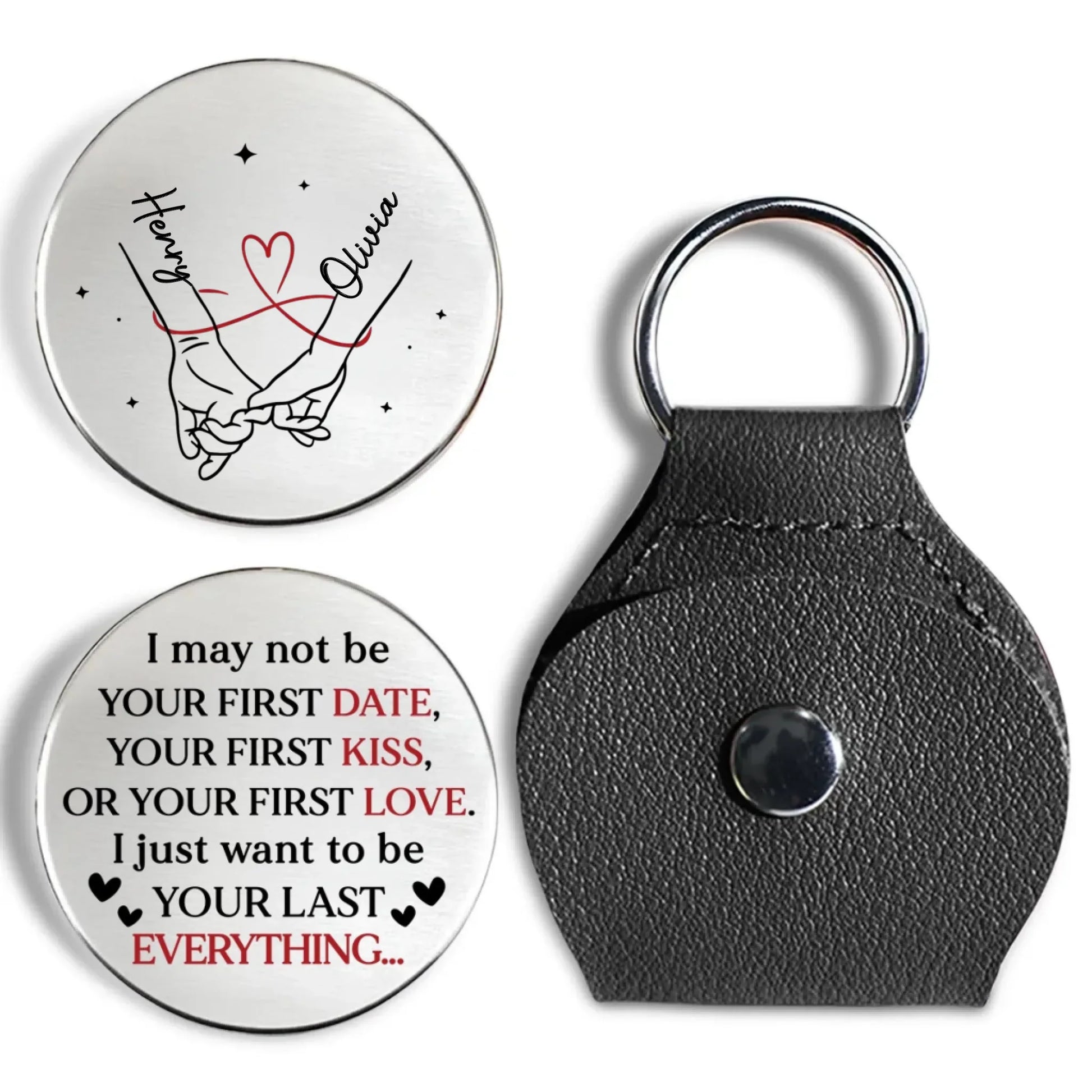 Your Last Everything - Personalized Custom Pocket Hug Black