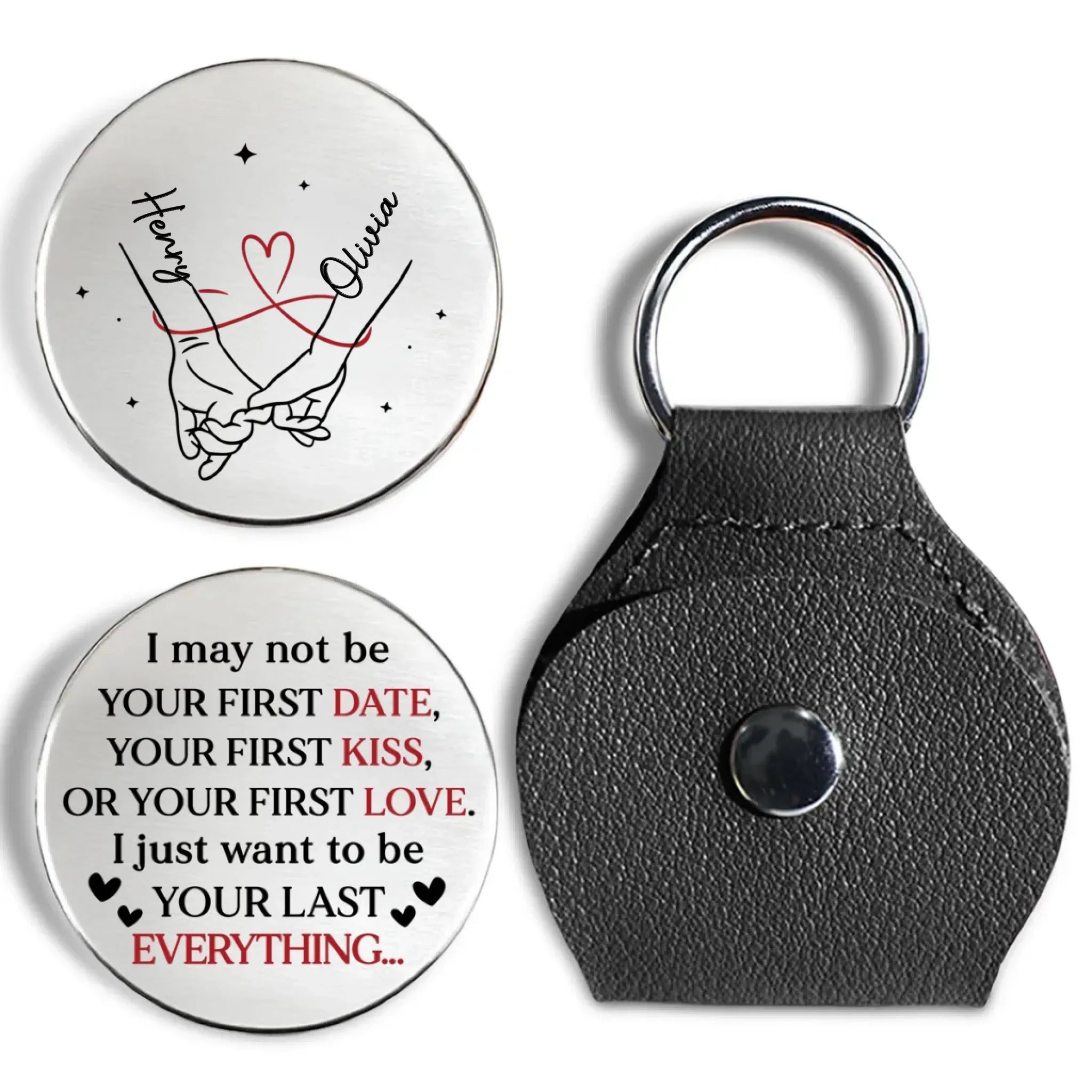 Your Last Everything - Personalized Custom Pocket Hug Black