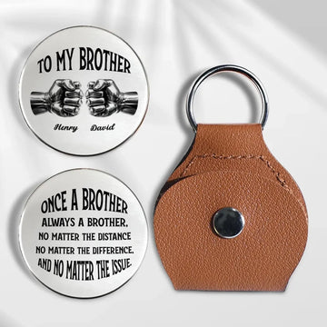 Once A Brother And Always A Brother - Personalized Custom Pocket Hug 1