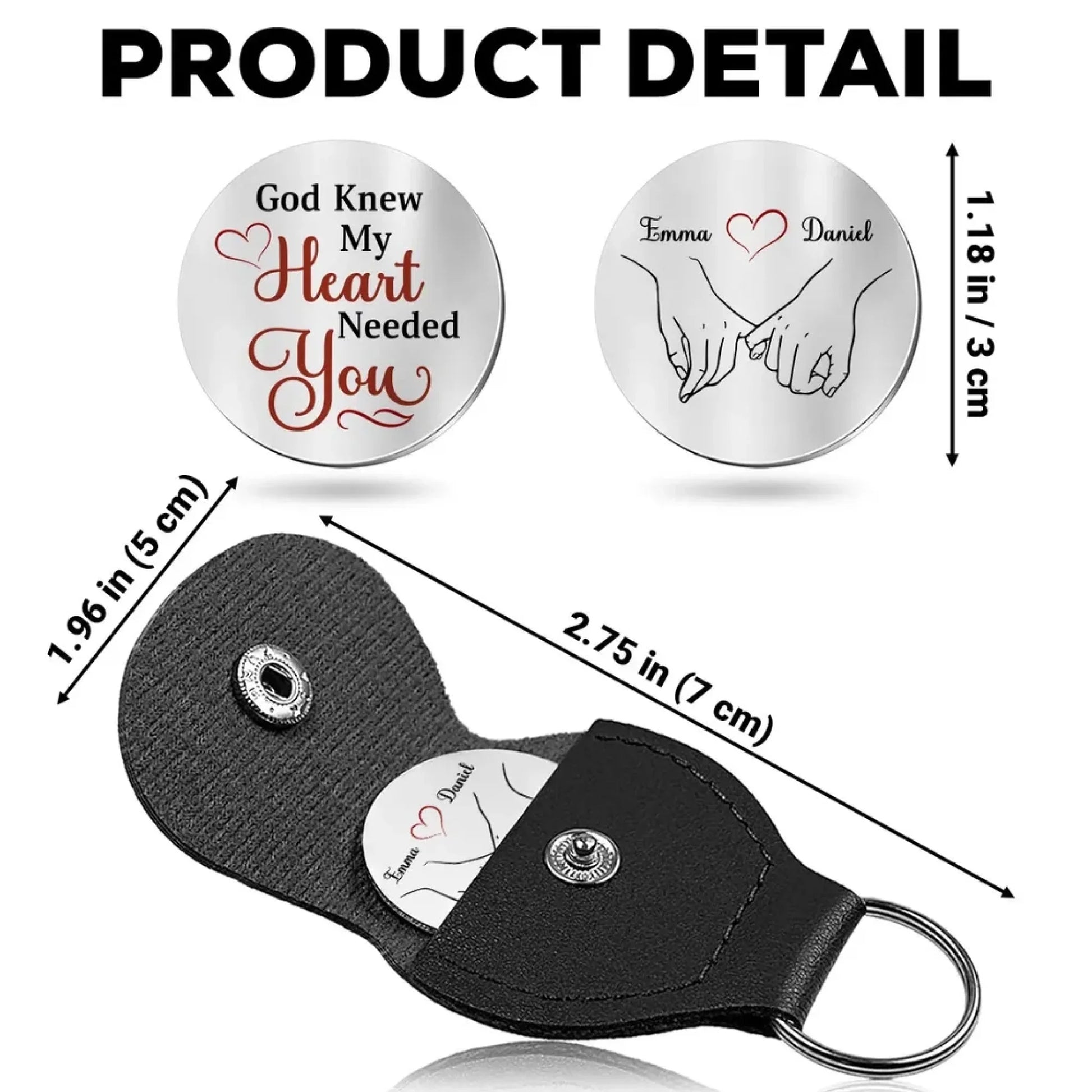 Only God Knew - Personalized Custom Pocket Hug 5