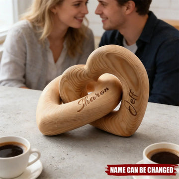 Personalized Infinity Heart Sculpture 1