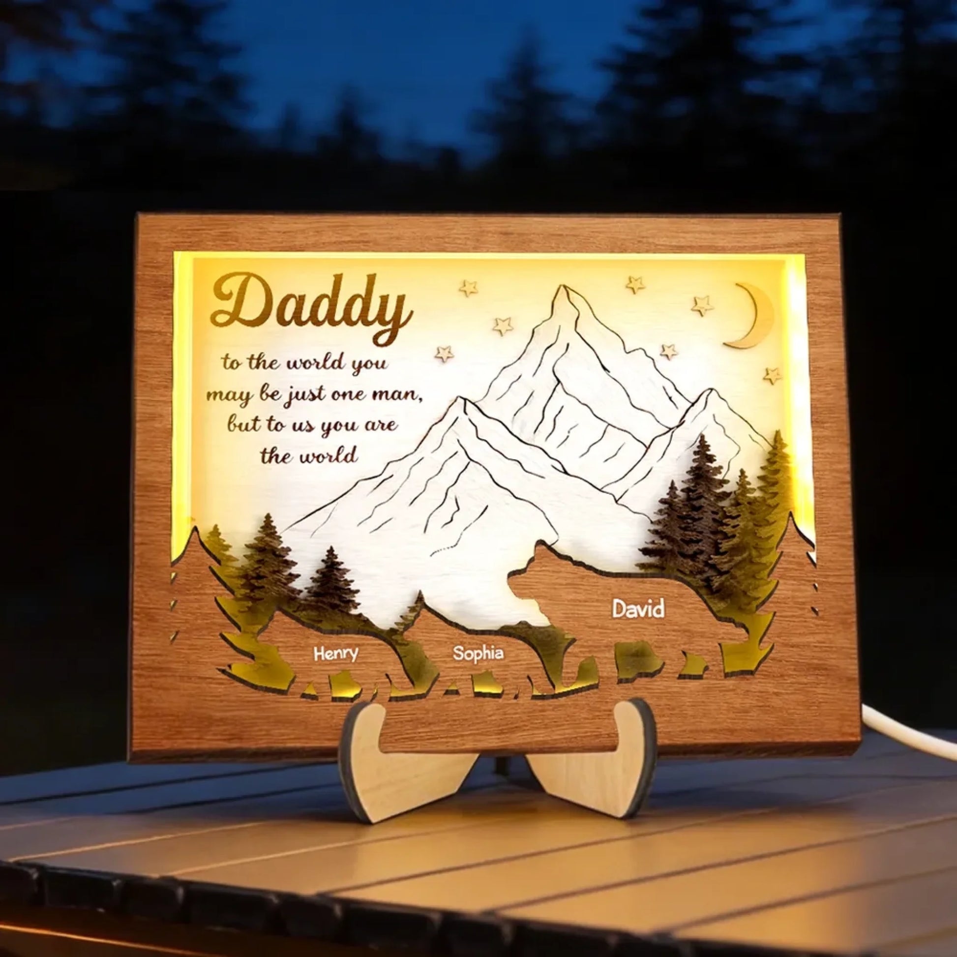 Daddy to Us You Are the World 1