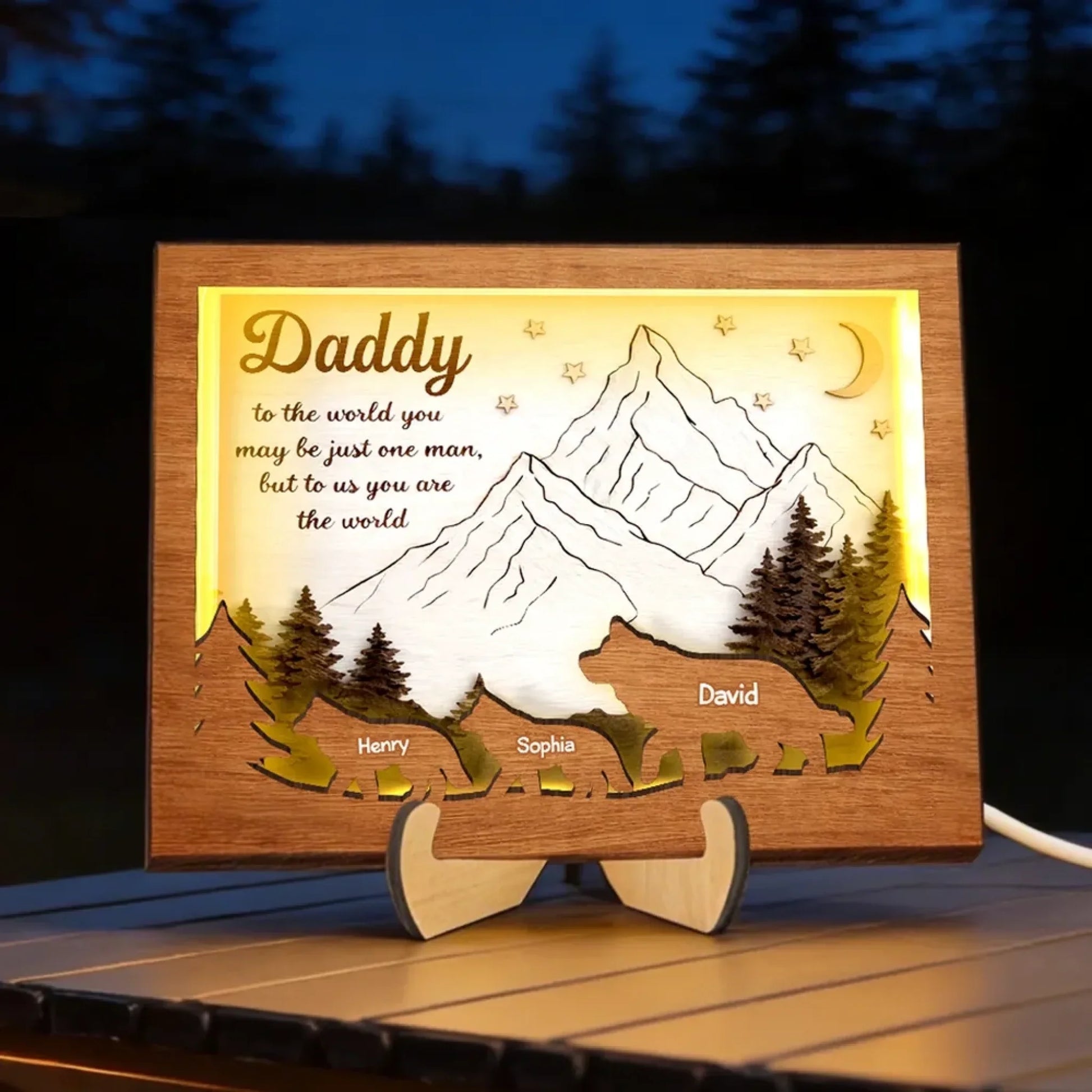 Daddy to Us You Are the World 1