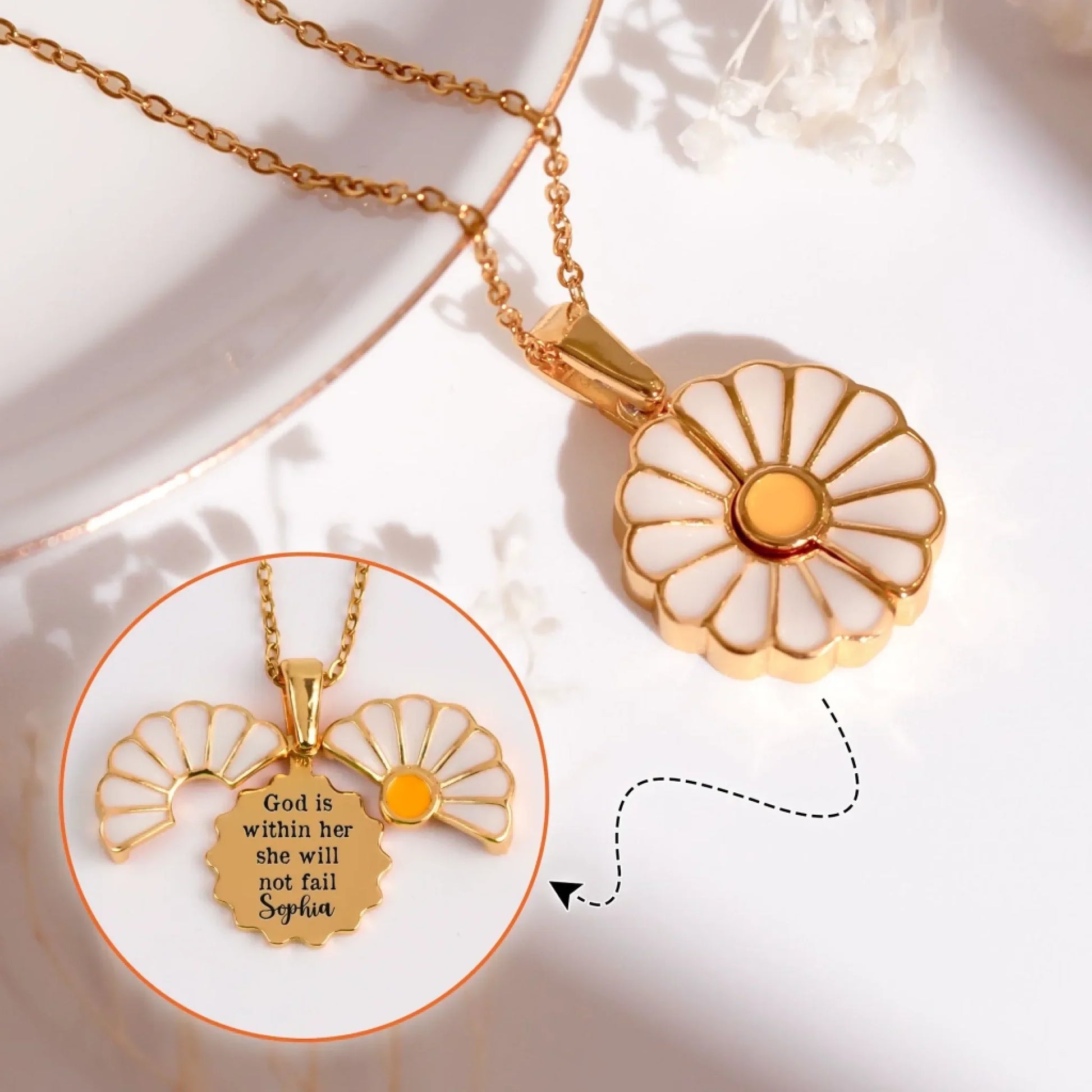God Is Within Her She Will Not Fail Custom Name Necklace 1