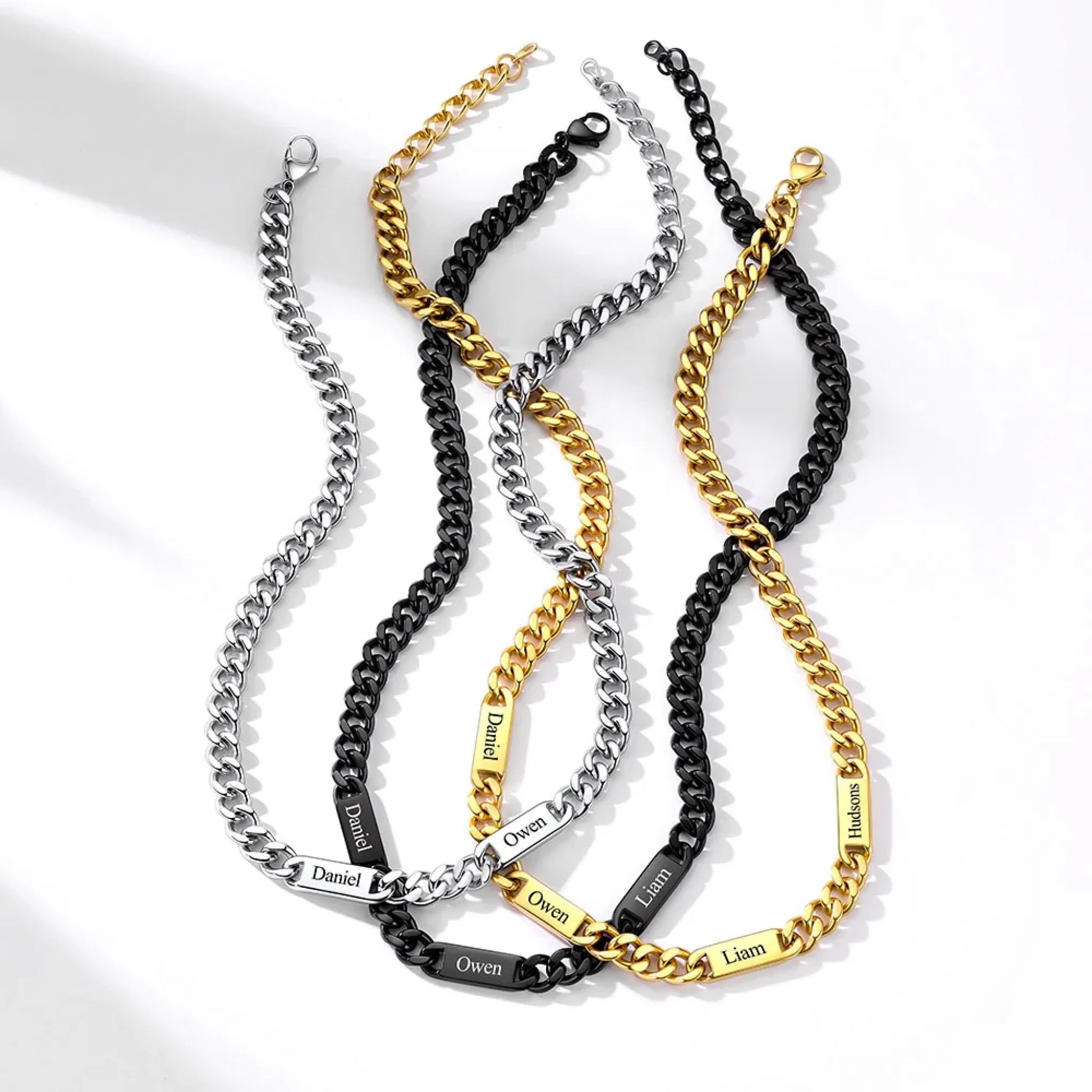1-6 Name Cuban Chain Necklace 4
