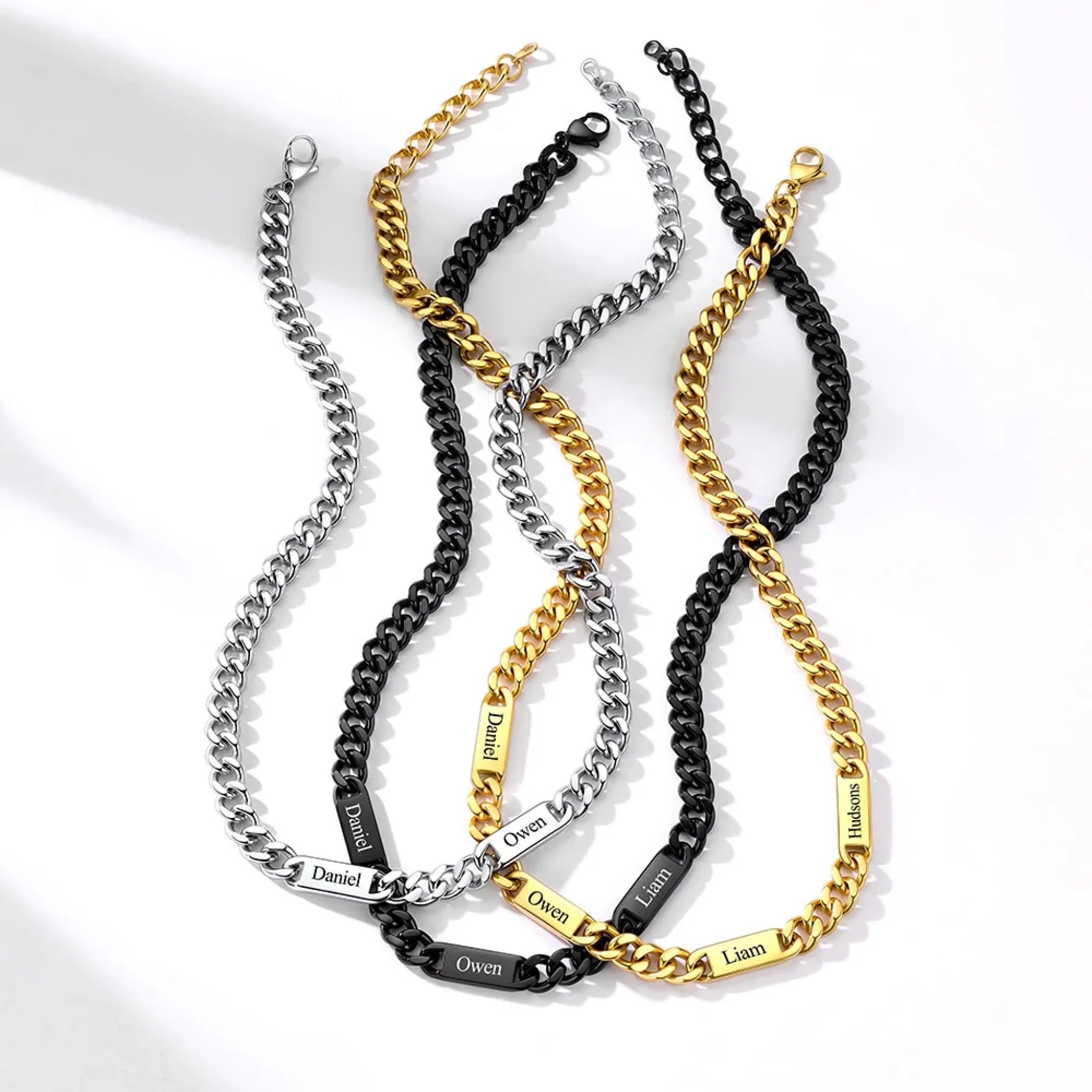 1-6 Name Cuban Chain Necklace 4