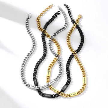1-6 Name Cuban Chain Necklace 4