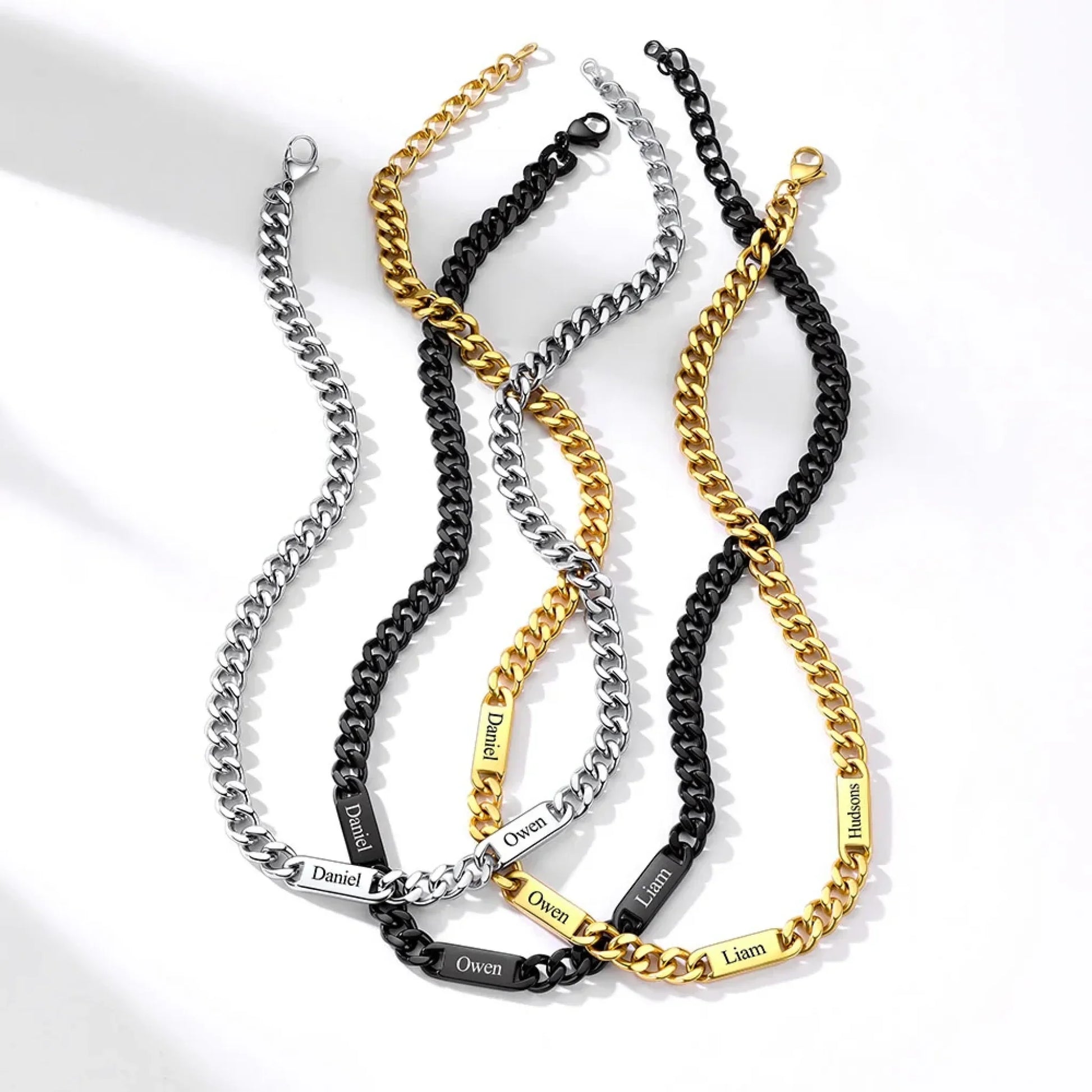 1-6 Name Cuban Chain Necklace 4