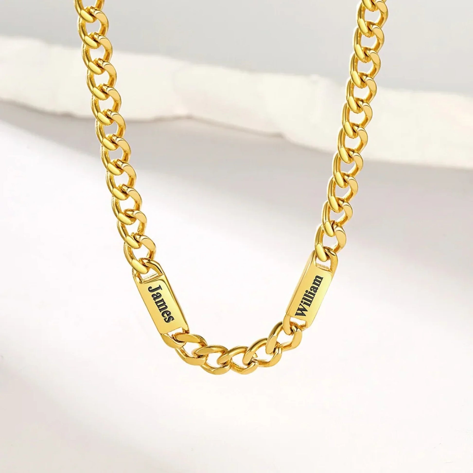 1-6 Name Cuban Chain Necklace 5
