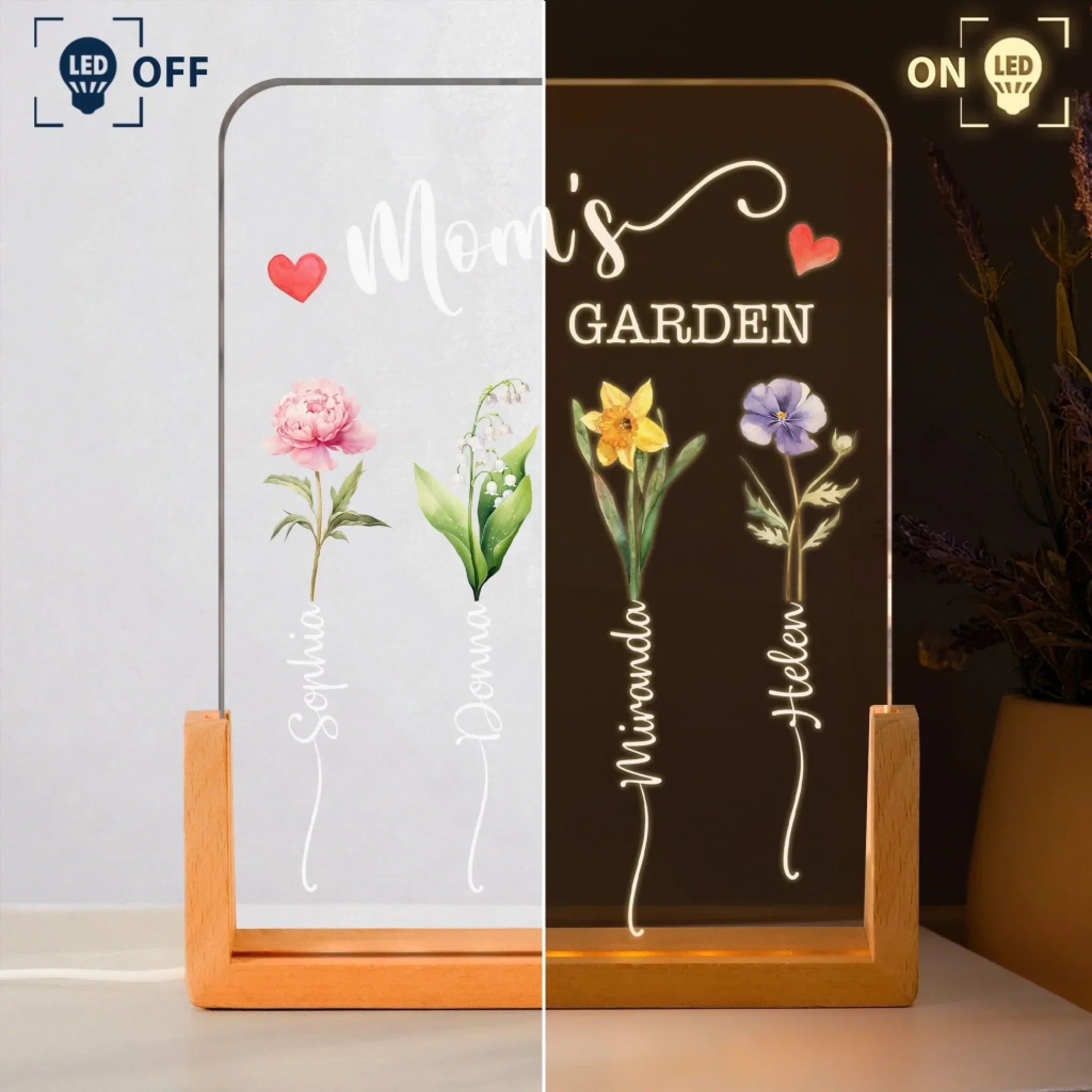 Mom's Garden Birth Flower 3