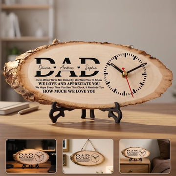 Custom Wooden Clock 1