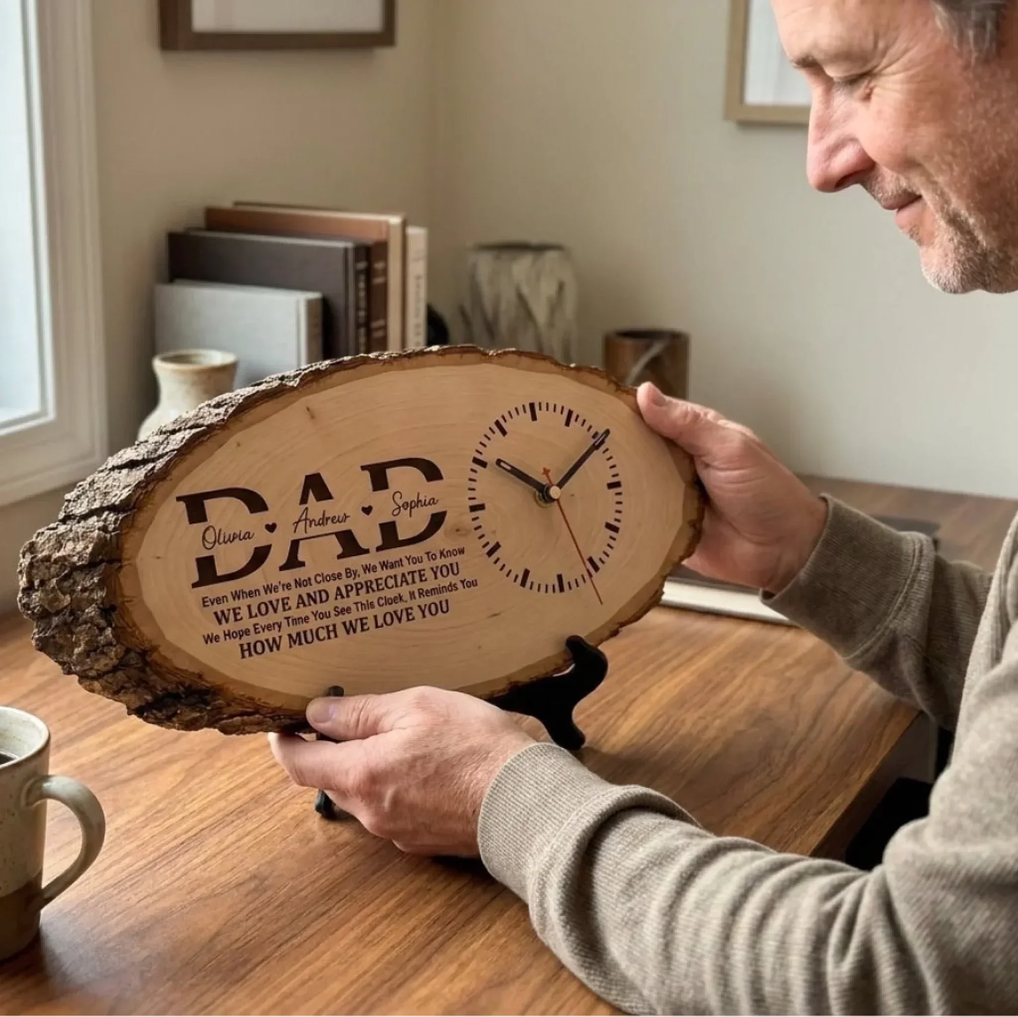 Custom Wooden Clock 2