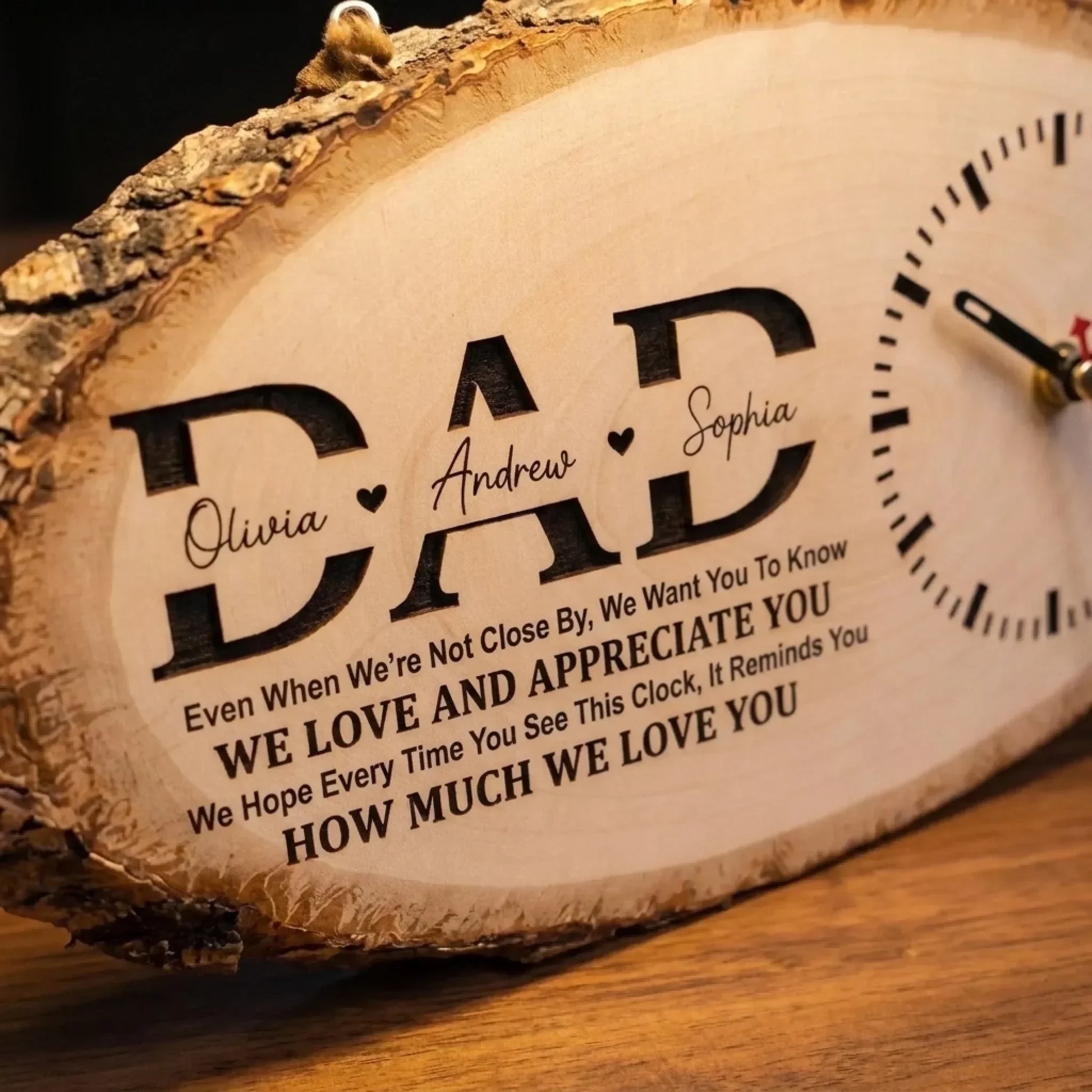 Custom Wooden Clock 3