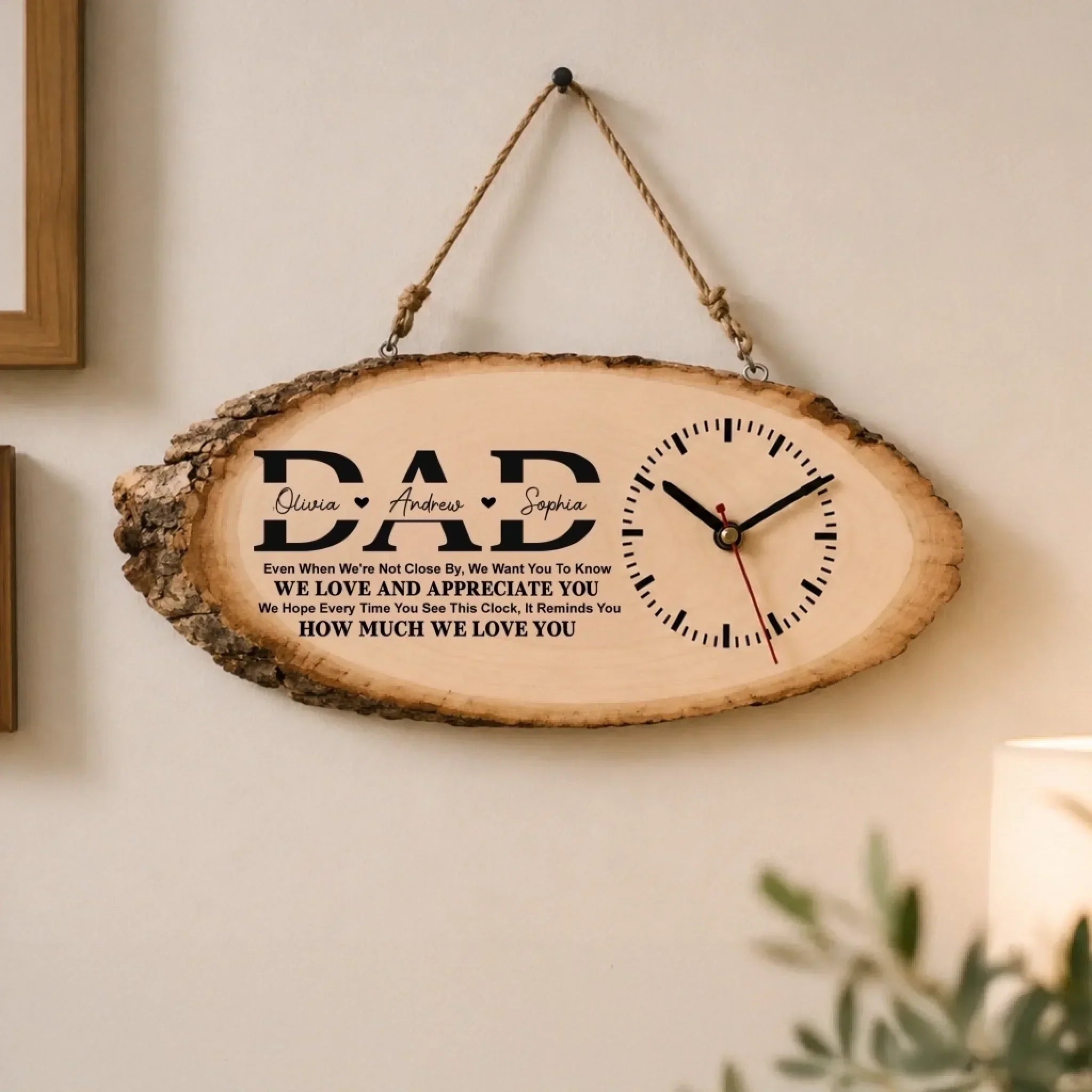 Custom Wooden Clock 5