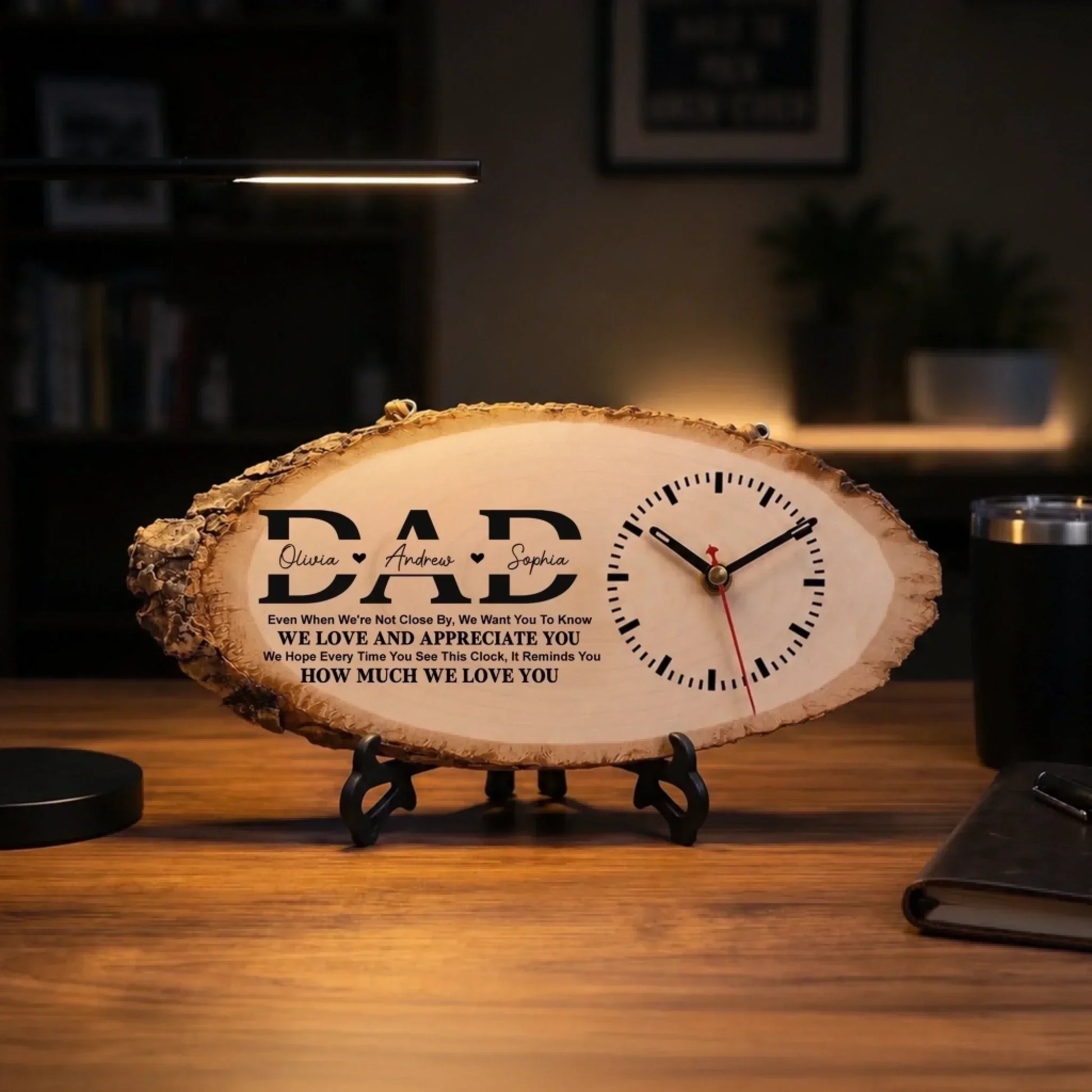 Custom Wooden Clock 4