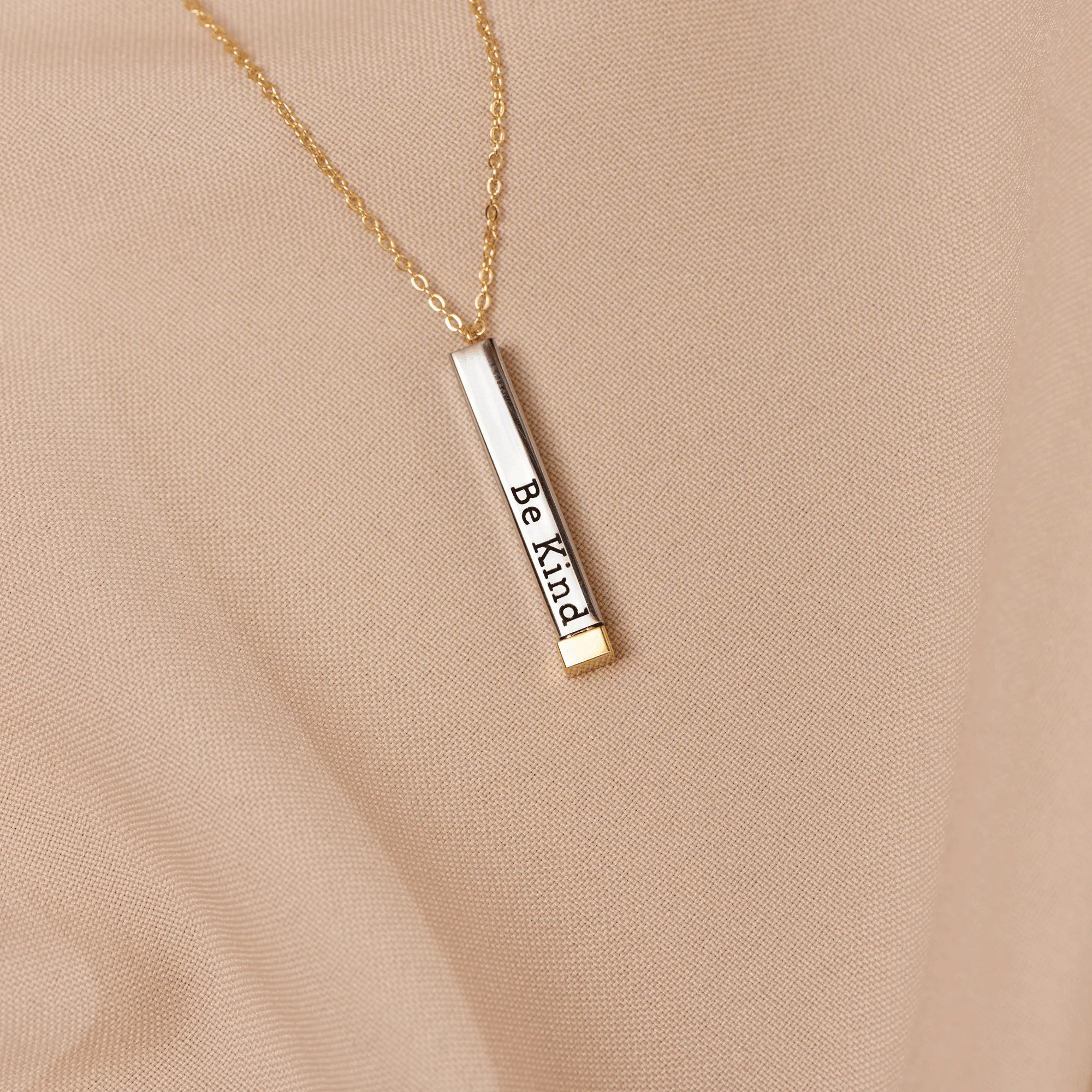 Be Kind...of a bi♡ch - Hidden Message Necklace