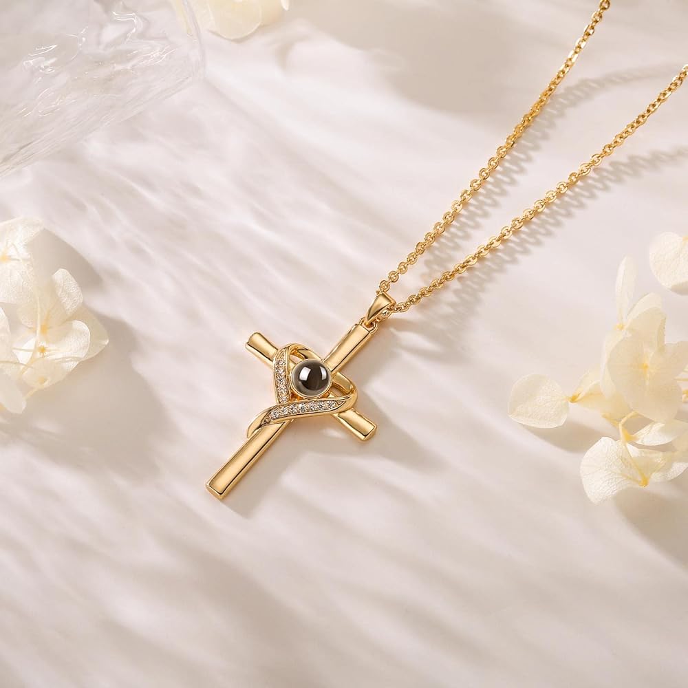 Cross Projection Necklace Pendant - Perfect Gift For Christian Women