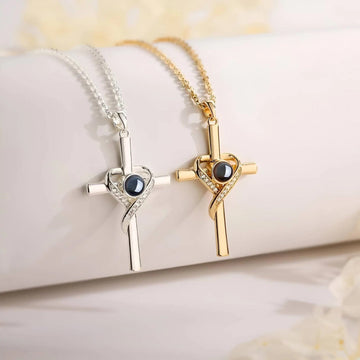 Cross Projection Necklace Pendant - Perfect Gift For Christian Women