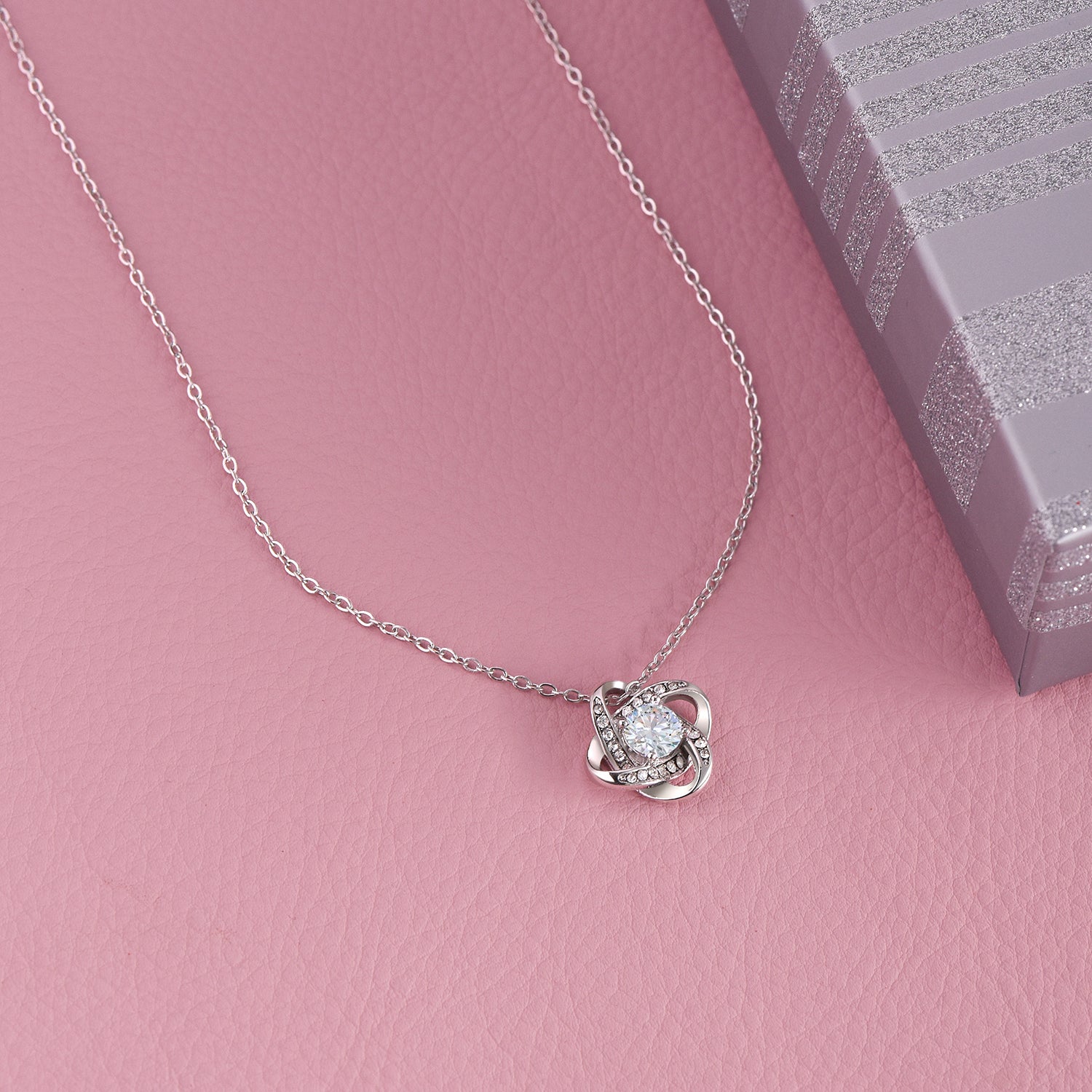 I'm Sorry | Valentine Day Gift For Her | Love Knot Necklace
