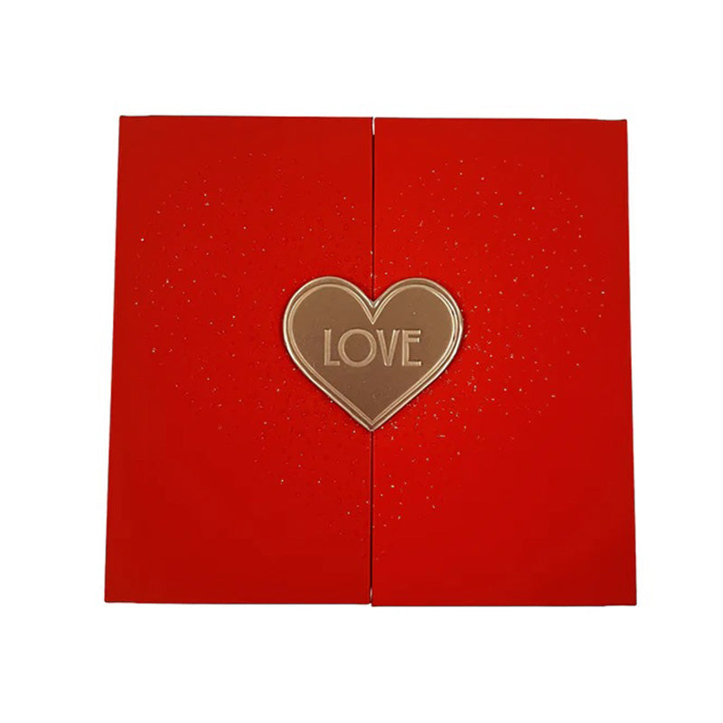 Eternal Rose Box with I love you Necklace 100 Languages