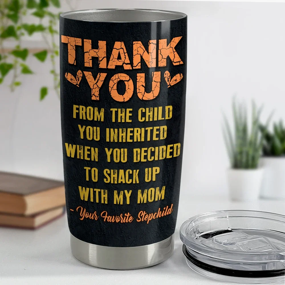 Thank You Stepdad 20oz Tumbler - Father's Day Gift Idea