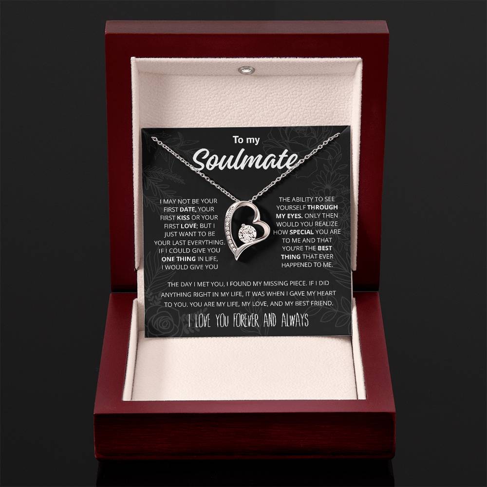 Soulmate My Life My Love & My Best Friend - Forever Love Necklace