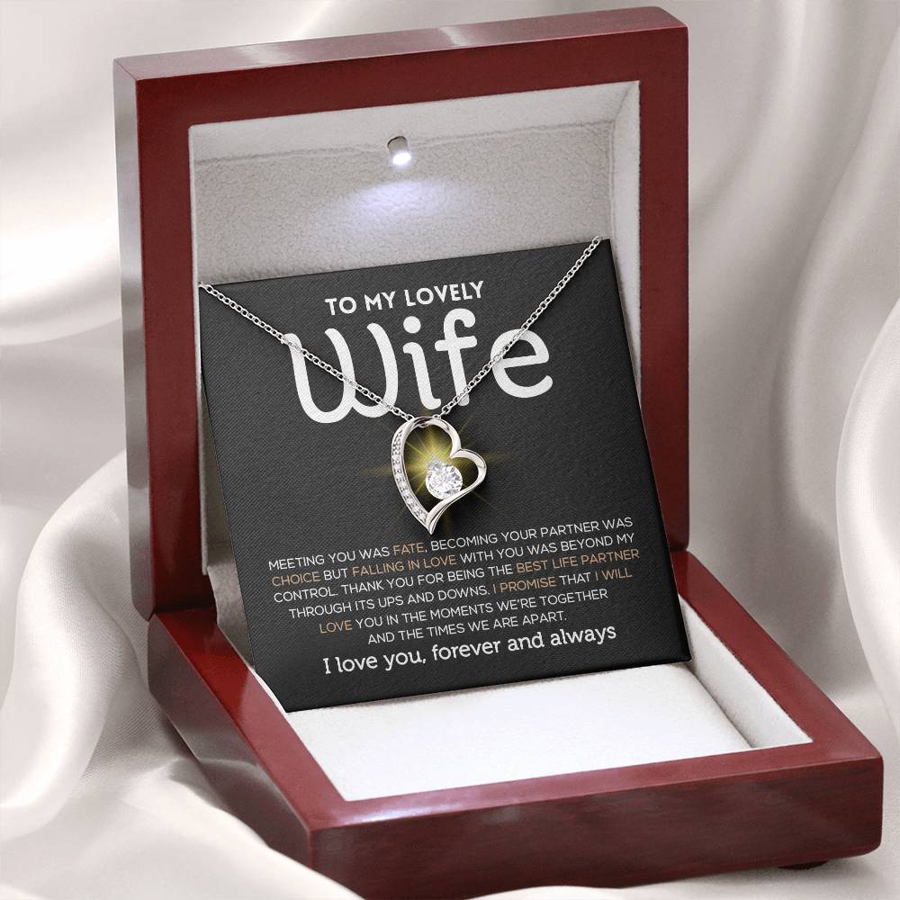 Lovely Wife - Best Life Partner - Anniversary Gift For Wife