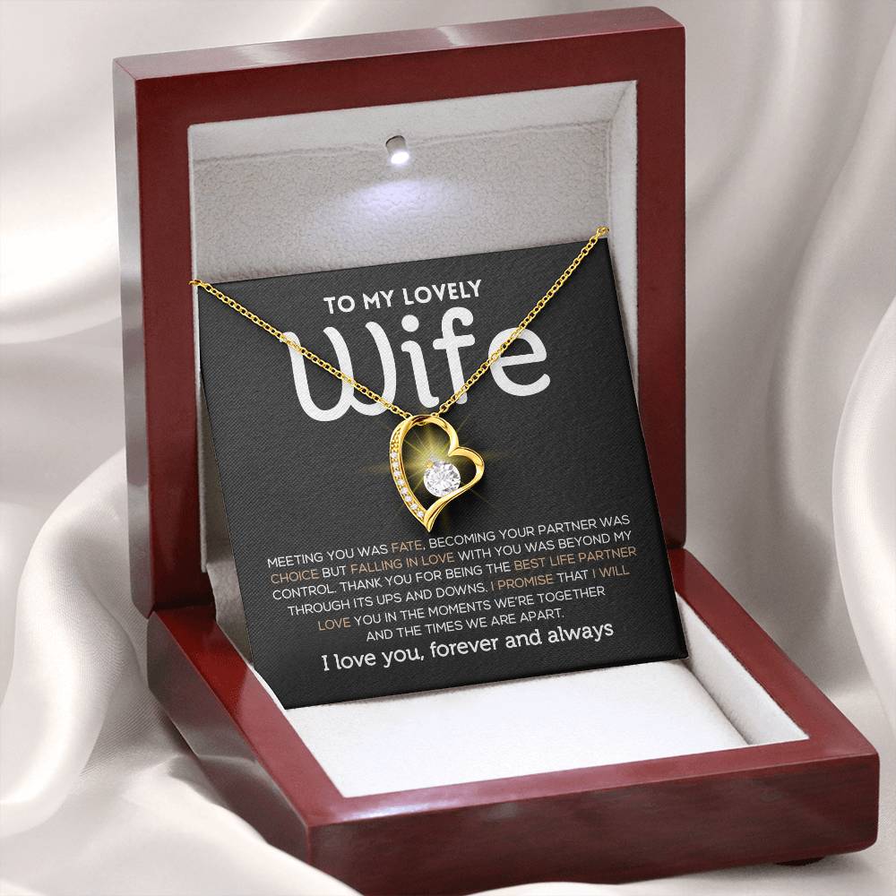Lovely Wife - Best Life Partner - Anniversary Gift For Wife