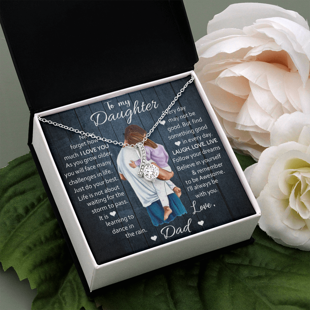 To My Daughter - Believe In Yourself - Alluring Beauty Necklace