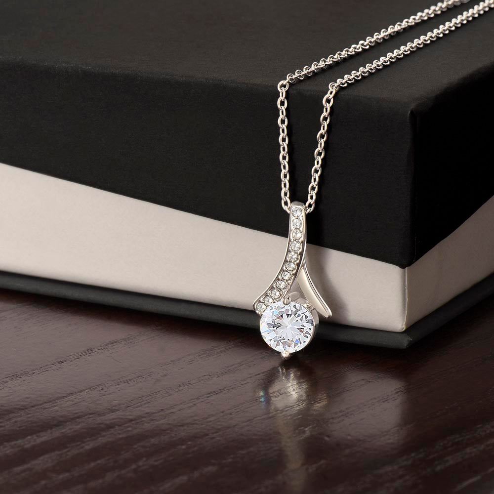 Daughter Love And Support, Alluring Beauty Necklace, Gift Idea For Daughter From Dad