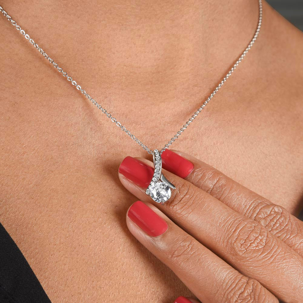 Mom Your Smile, Alluring Beauty Necklace, Perfect Gift For Mom From Son