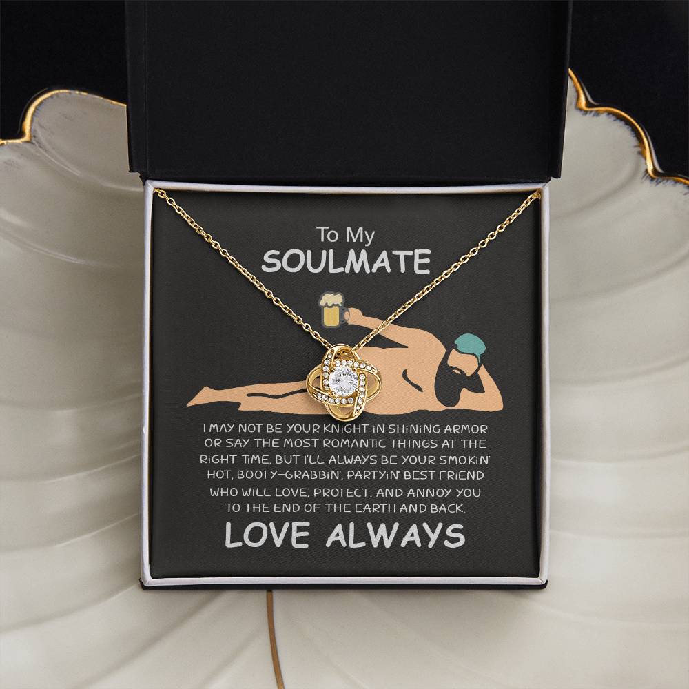 Soulmate Romantic Things - Love Knot Necklace - Valentine's Day Gift
