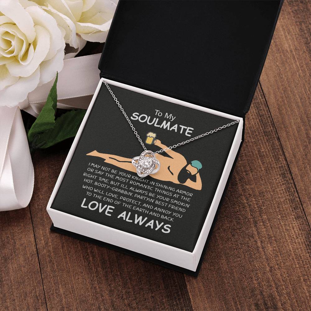 Soulmate Romantic Things - Love Knot Necklace - Valentine's Day Gift