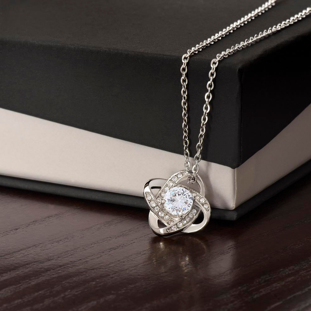 Daughter I Hope You, Love Knot Necklace, Gift For Daughter From Dad