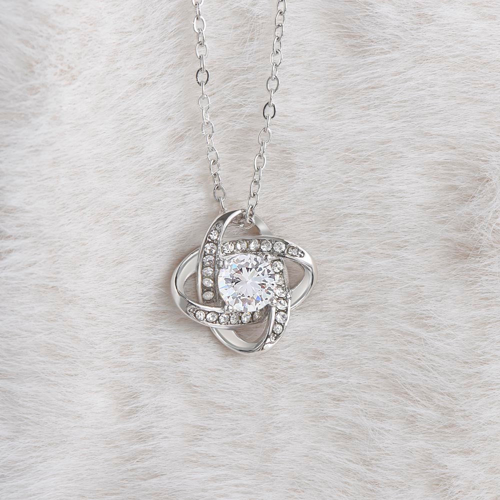 Soulmate My Life My Love My Best Friend - Love Knot Necklace - Christmas Gift Idea